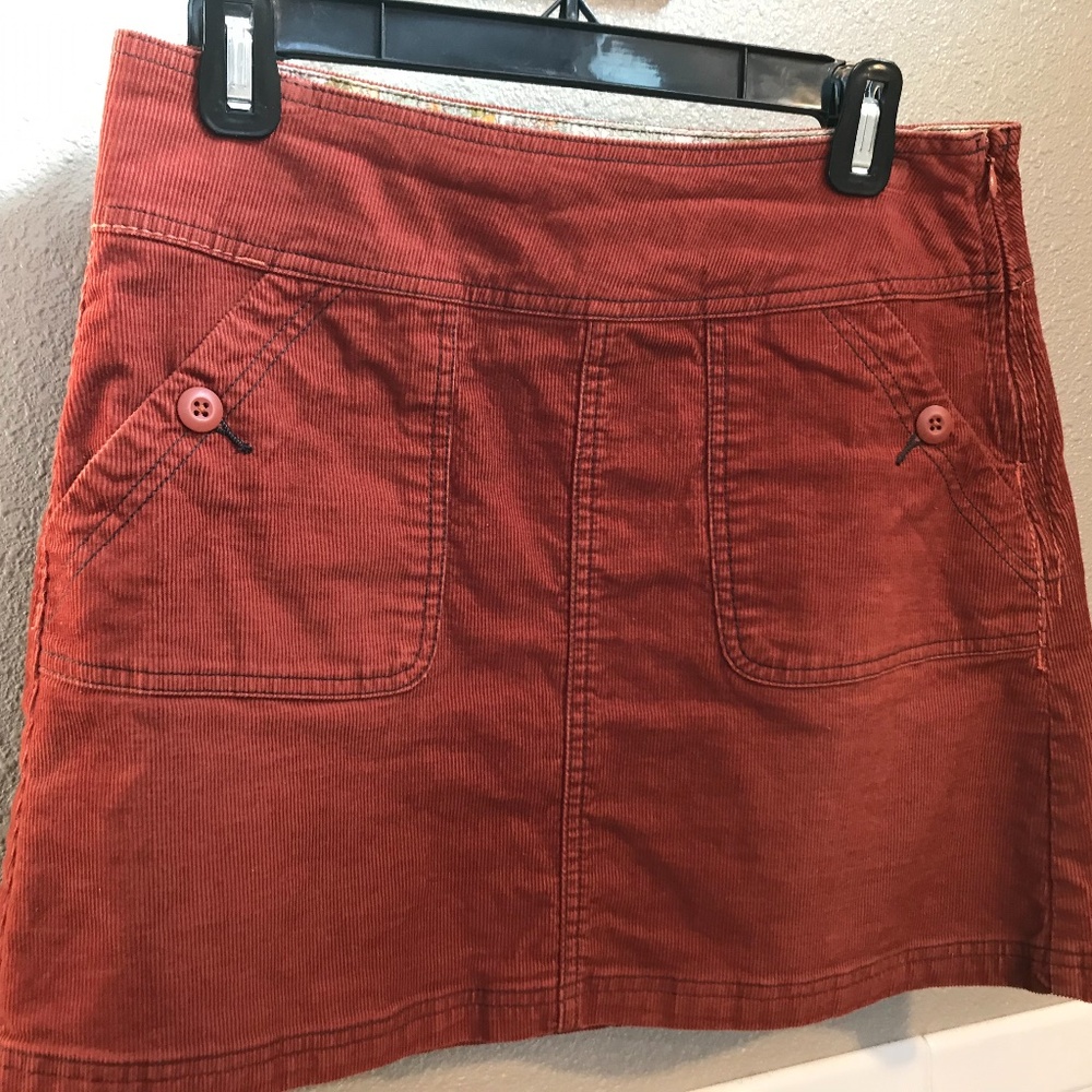 Prana Canyon Cord mini skirt